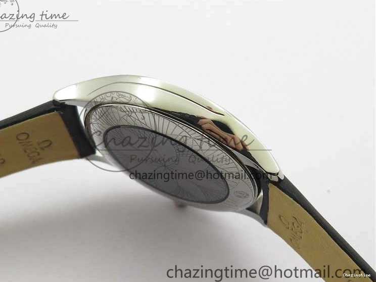 0406 ZeroBulk Ladies’ De Ville Trésor Diamond SS 3AF 1:1 Best Edition White Dial Black Markers On Black fabric strap Swiss Quartz 7880